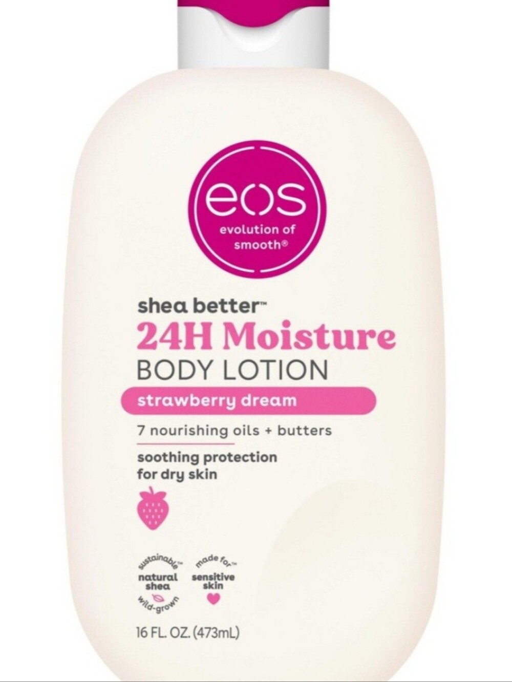 eos Shea Better 24H Moisture Body Lotion - Strawberry Dream